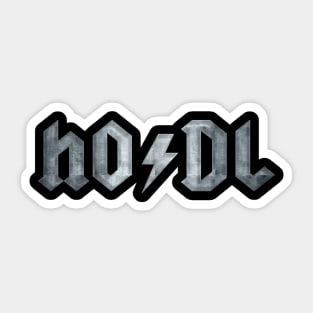 HODL ROCK Sticker